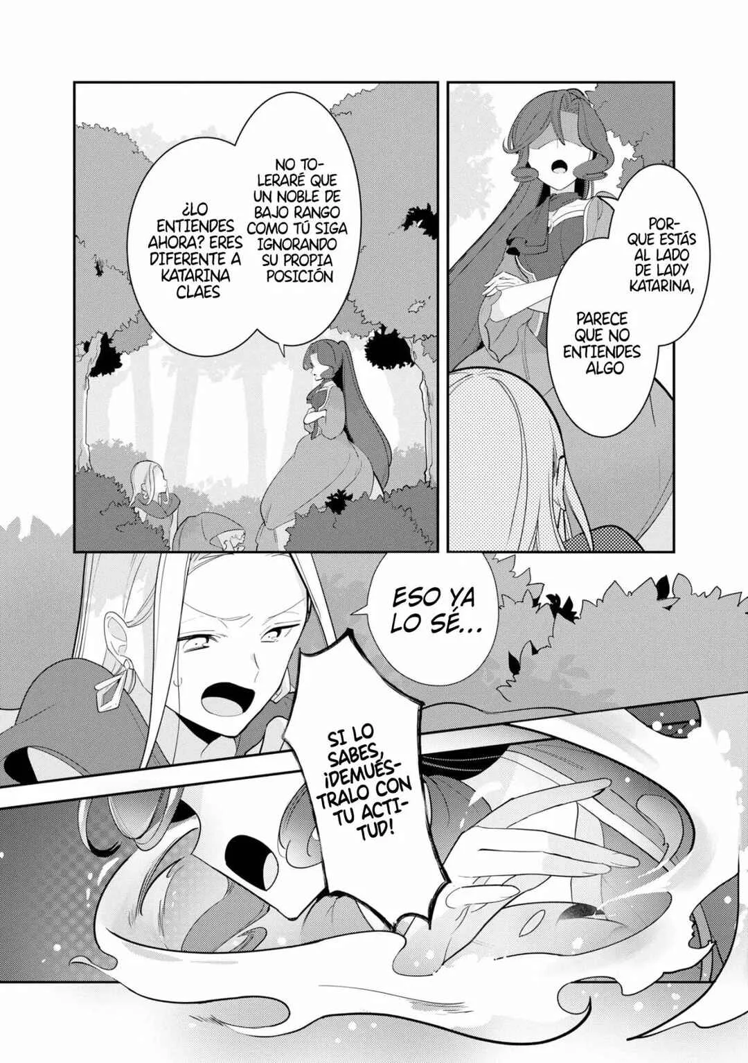 Otome Game no Hametsu Flag shika nai Akuyaku Reijou ni Tensei shite shimatta... Zettai Zetsumei! Hametsu Sunzen Hen Capítulo 14: Otra villana - Page 11
