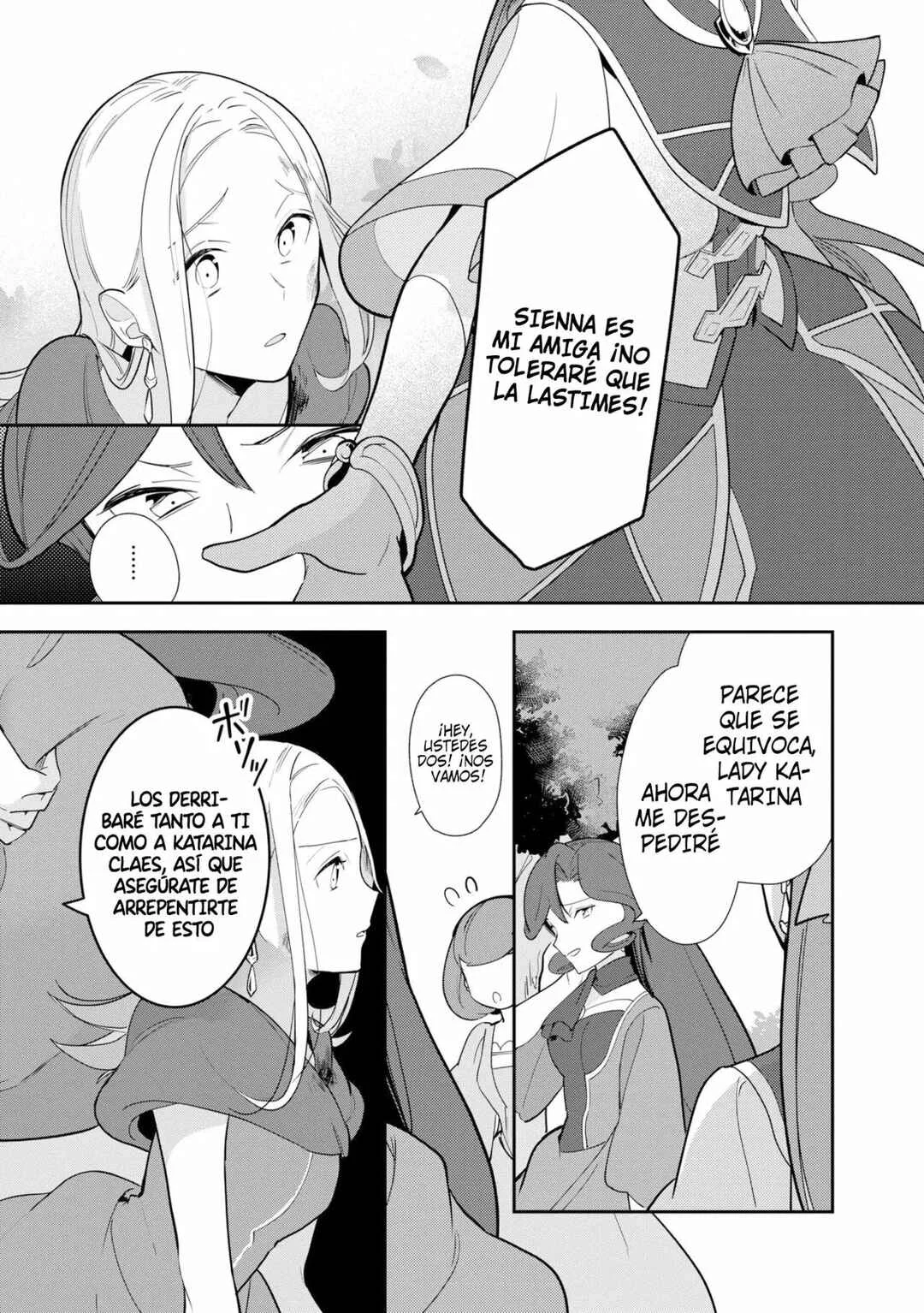 Otome Game no Hametsu Flag shika nai Akuyaku Reijou ni Tensei shite shimatta... Zettai Zetsumei! Hametsu Sunzen Hen Capítulo 14: Otra villana - Page 18