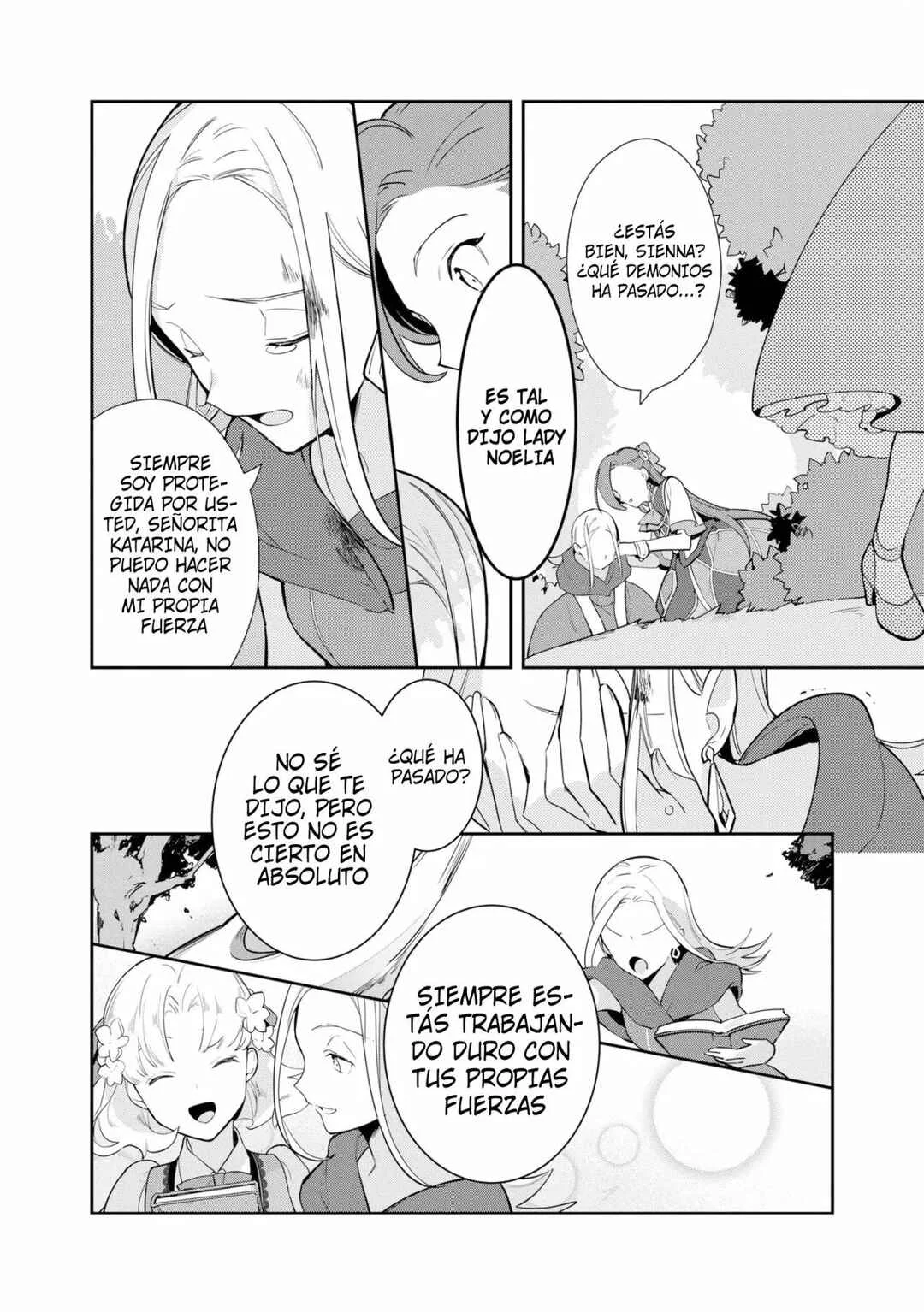 Otome Game no Hametsu Flag shika nai Akuyaku Reijou ni Tensei shite shimatta... Zettai Zetsumei! Hametsu Sunzen Hen Capítulo 14: Otra villana - Page 19