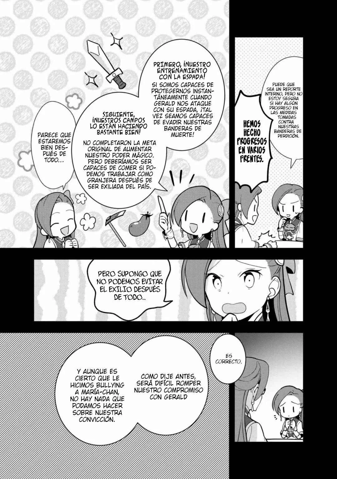 Otome Game no Hametsu Flag shika nai Akuyaku Reijou ni Tensei shite shimatta... Zettai Zetsumei! Hametsu Sunzen Hen Capítulo 15: Como vivir en un país extranjero - Page 4