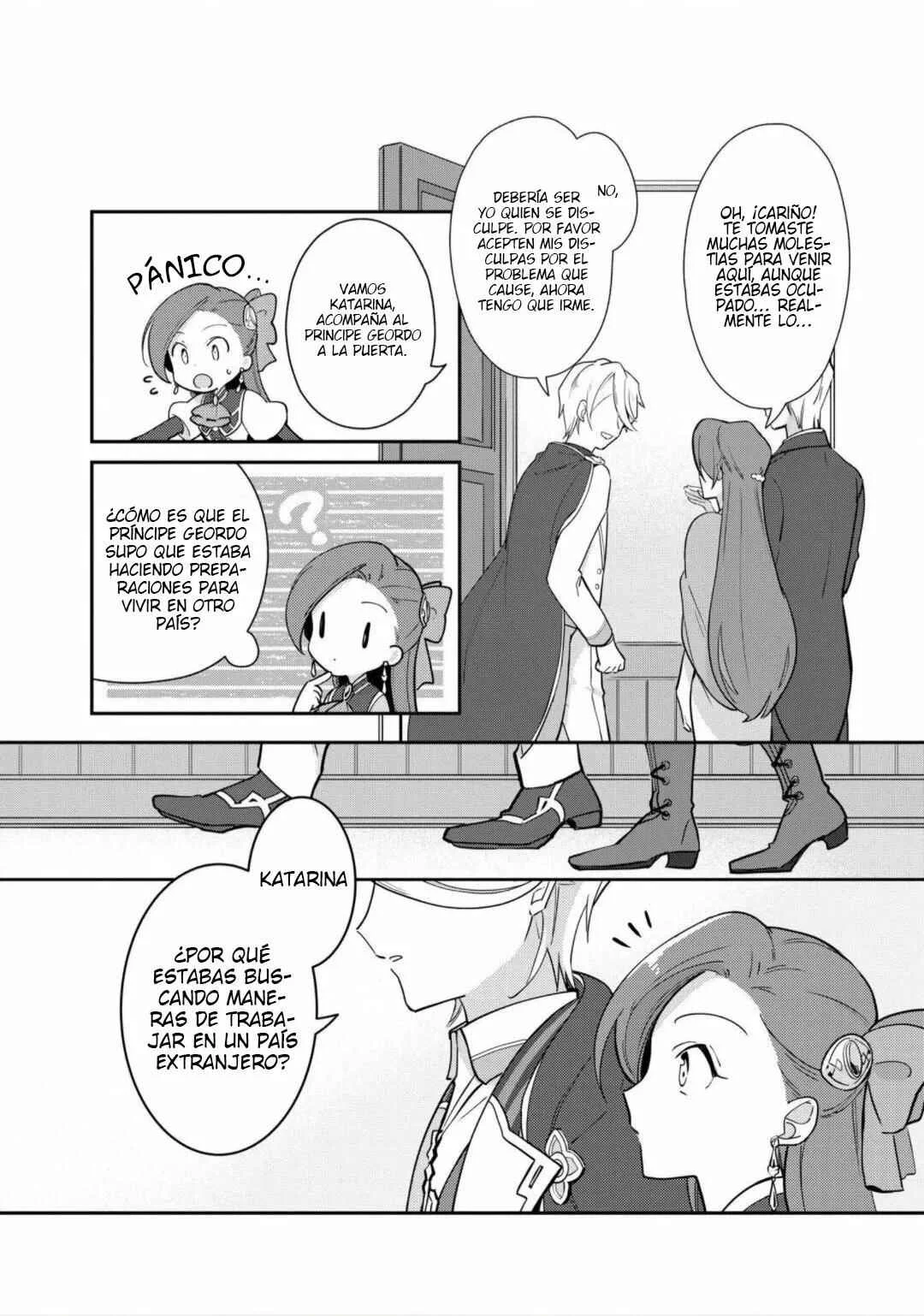 Otome Game no Hametsu Flag shika nai Akuyaku Reijou ni Tensei shite shimatta... Zettai Zetsumei! Hametsu Sunzen Hen Capítulo 15: Como vivir en un país extranjero - Page 23