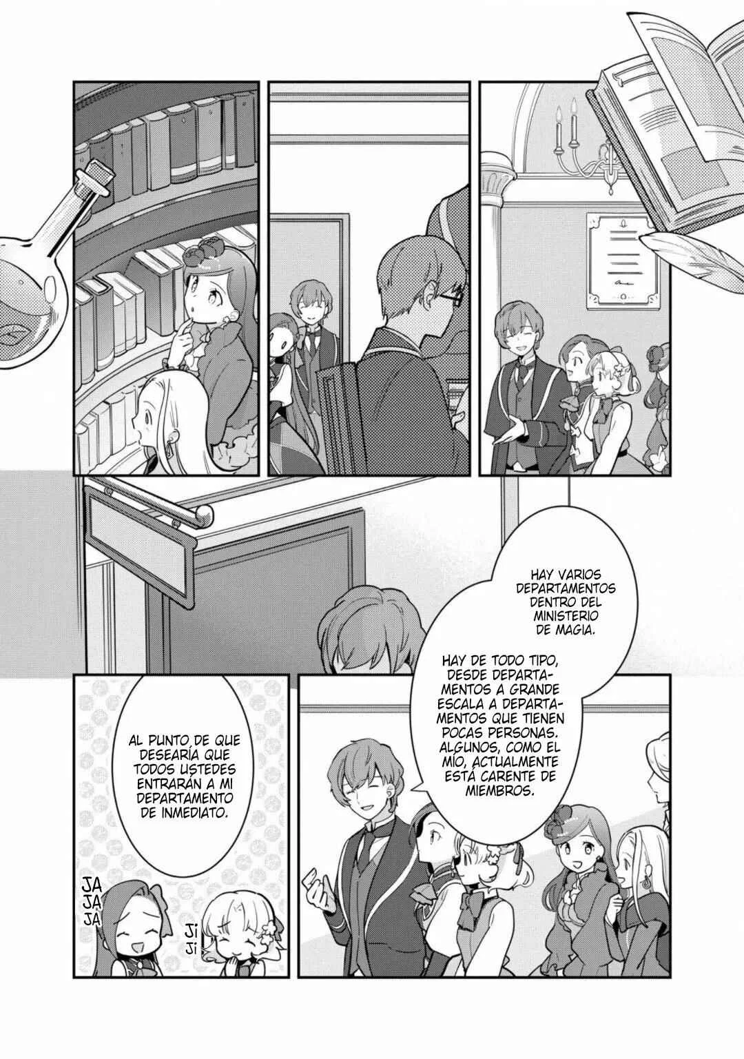 Otome Game no Hametsu Flag shika nai Akuyaku Reijou ni Tensei shite shimatta... Zettai Zetsumei! Hametsu Sunzen Hen Capítulo 16: La visita al ministerio de magia - Page 9