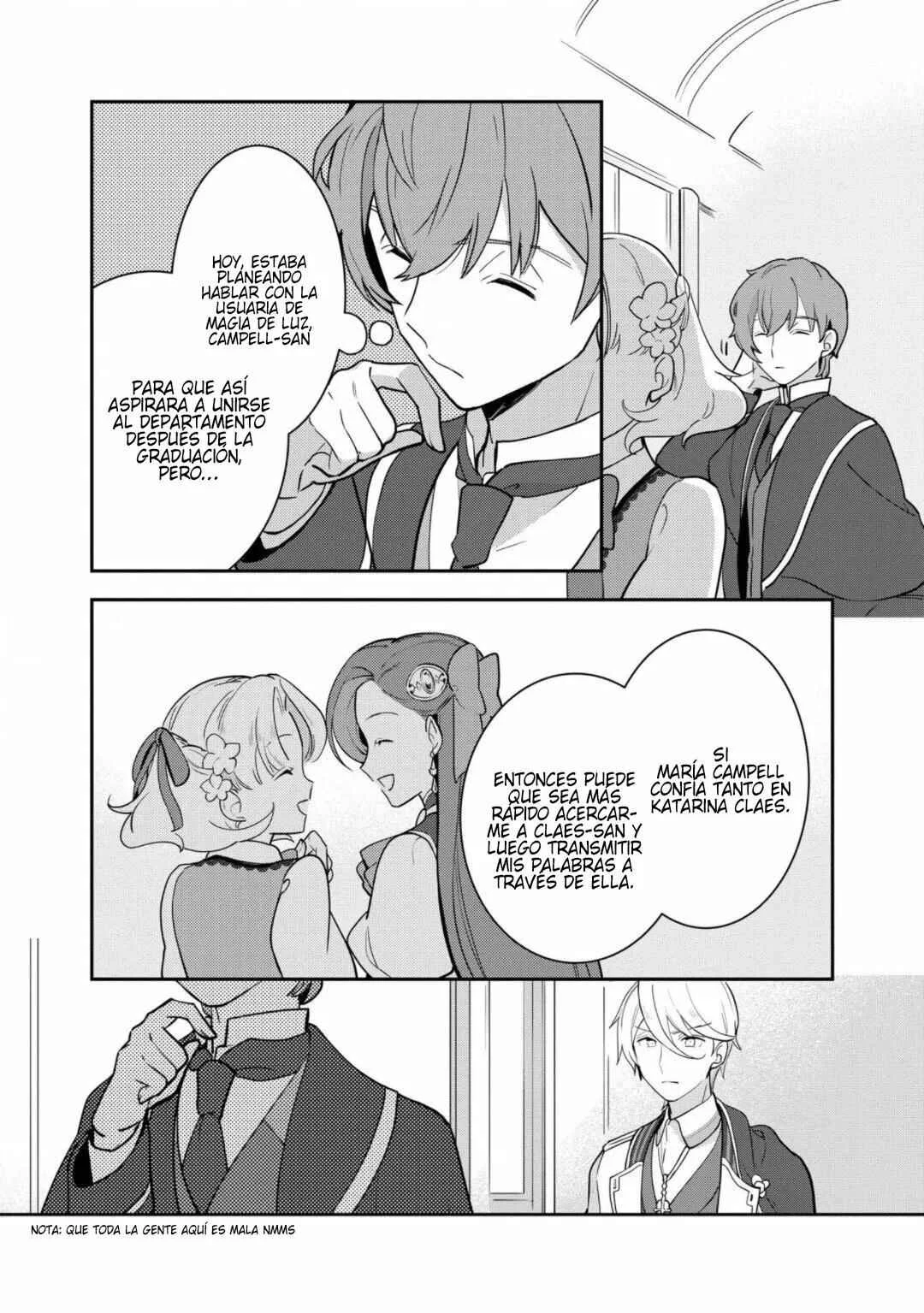 Otome Game no Hametsu Flag shika nai Akuyaku Reijou ni Tensei shite shimatta... Zettai Zetsumei! Hametsu Sunzen Hen Capítulo 16: La visita al ministerio de magia - Page 10