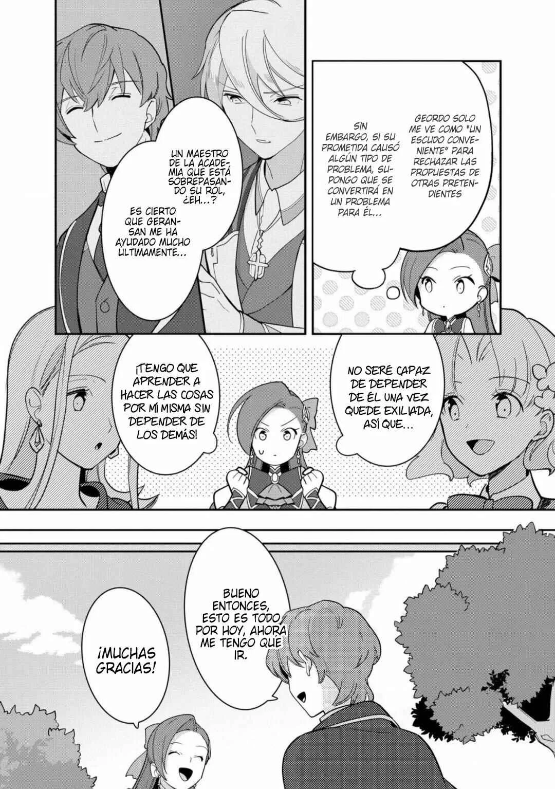 Otome Game no Hametsu Flag shika nai Akuyaku Reijou ni Tensei shite shimatta... Zettai Zetsumei! Hametsu Sunzen Hen Capítulo 16: La visita al ministerio de magia - Page 17