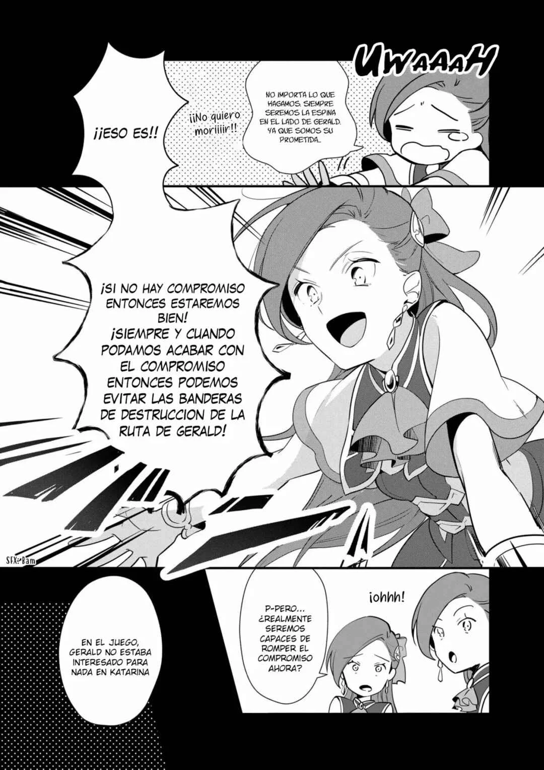 Otome Game no Hametsu Flag shika nai Akuyaku Reijou ni Tensei shite shimatta... Zettai Zetsumei! Hametsu Sunzen Hen Capítulo 2 - Page 5