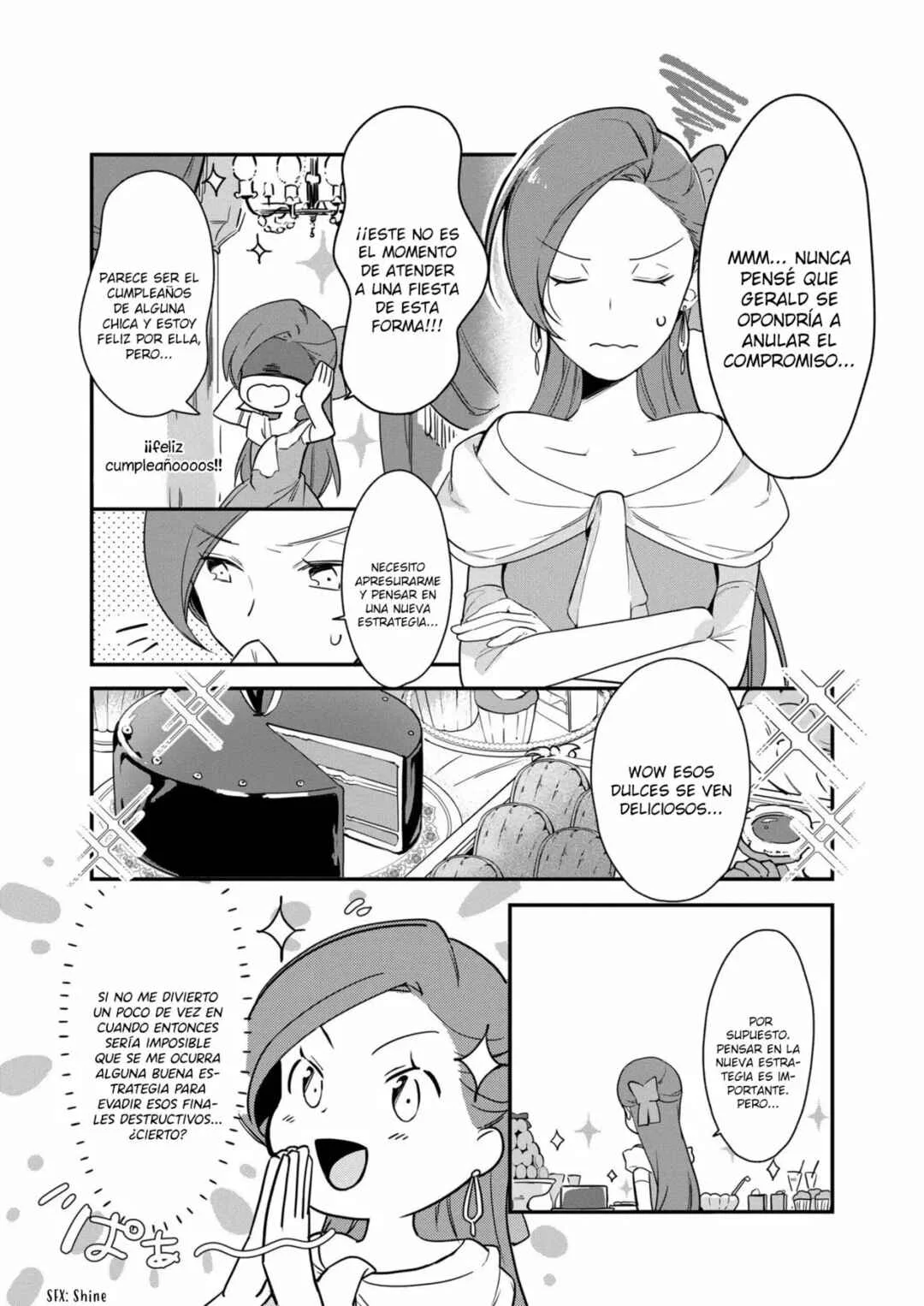 Otome Game no Hametsu Flag shika nai Akuyaku Reijou ni Tensei shite shimatta... Zettai Zetsumei! Hametsu Sunzen Hen Capítulo 2 - Page 12
