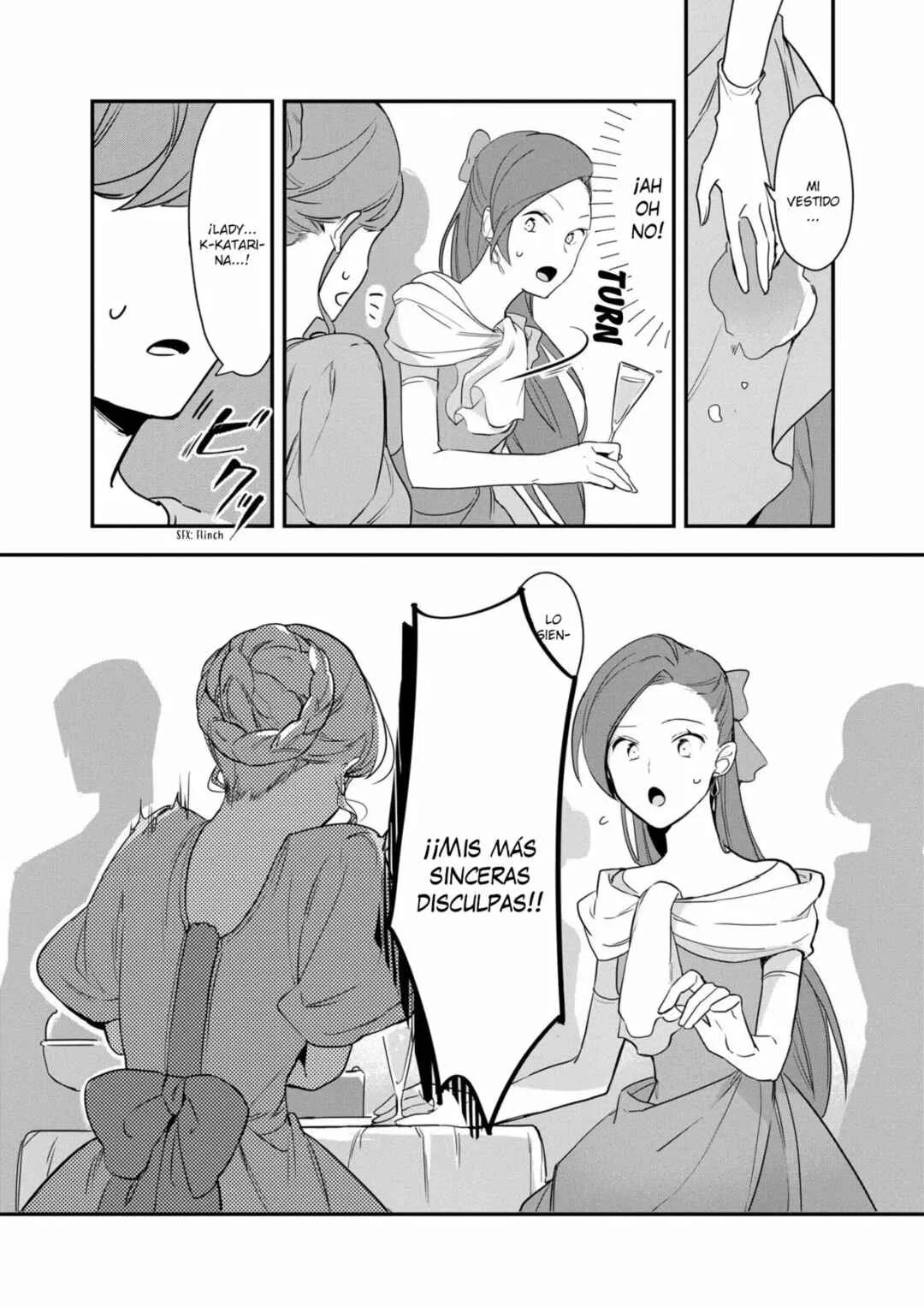 Otome Game no Hametsu Flag shika nai Akuyaku Reijou ni Tensei shite shimatta... Zettai Zetsumei! Hametsu Sunzen Hen Capítulo 2 - Page 14