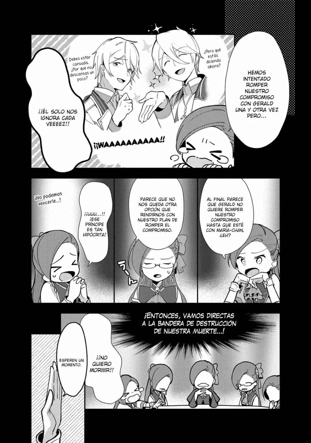 Otome Game no Hametsu Flag shika nai Akuyaku Reijou ni Tensei shite shimatta... Zettai Zetsumei! Hametsu Sunzen Hen Capítulo 4 - Page 4