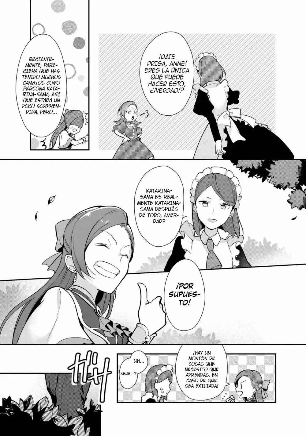 Otome Game no Hametsu Flag shika nai Akuyaku Reijou ni Tensei shite shimatta... Zettai Zetsumei! Hametsu Sunzen Hen Capítulo 5: La debilidad de Gerald - Page 9