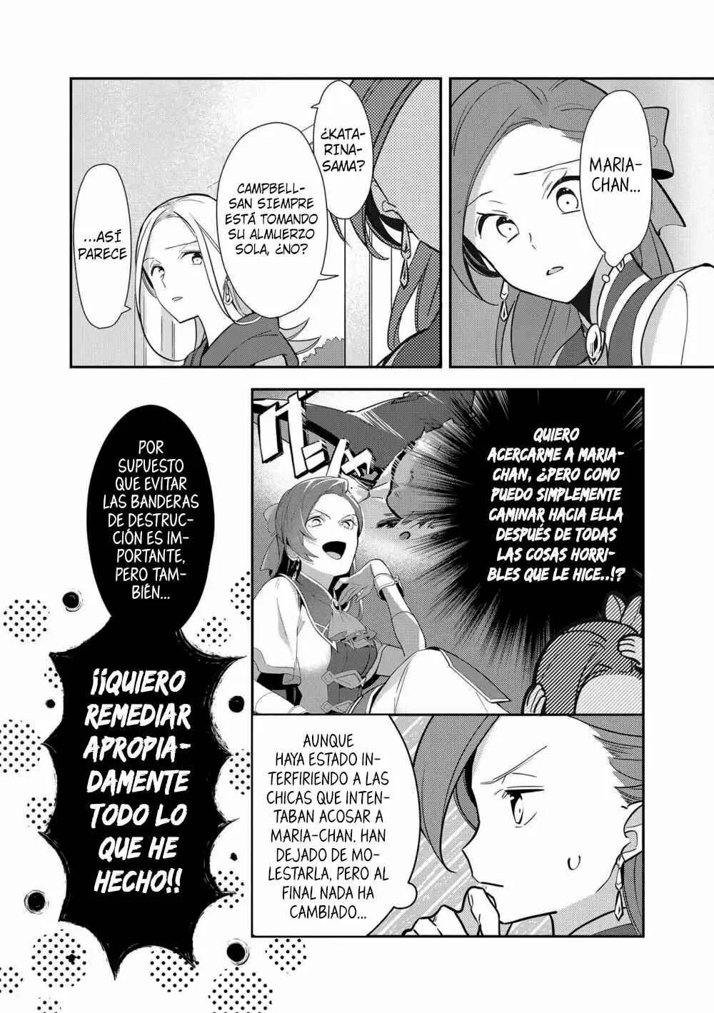 Otome Game no Hametsu Flag shika nai Akuyaku Reijou ni Tensei shite shimatta... Zettai Zetsumei! Hametsu Sunzen Hen Capítulo 6: Una disculpa sincera - Page 3