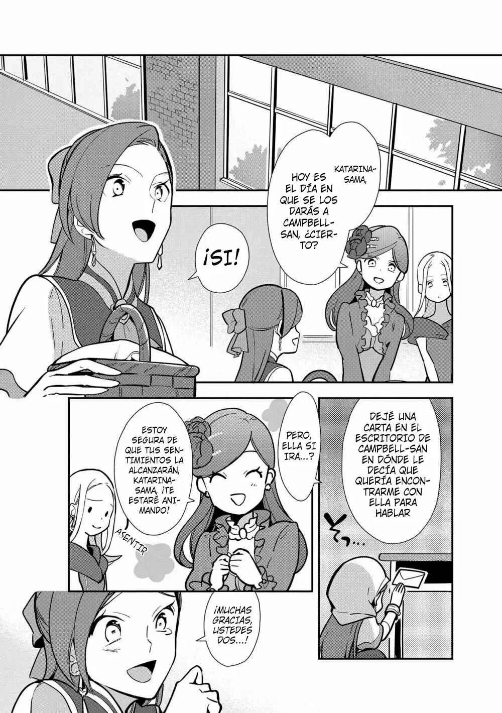 Otome Game no Hametsu Flag shika nai Akuyaku Reijou ni Tensei shite shimatta... Zettai Zetsumei! Hametsu Sunzen Hen Capítulo 6: Una disculpa sincera - Page 14