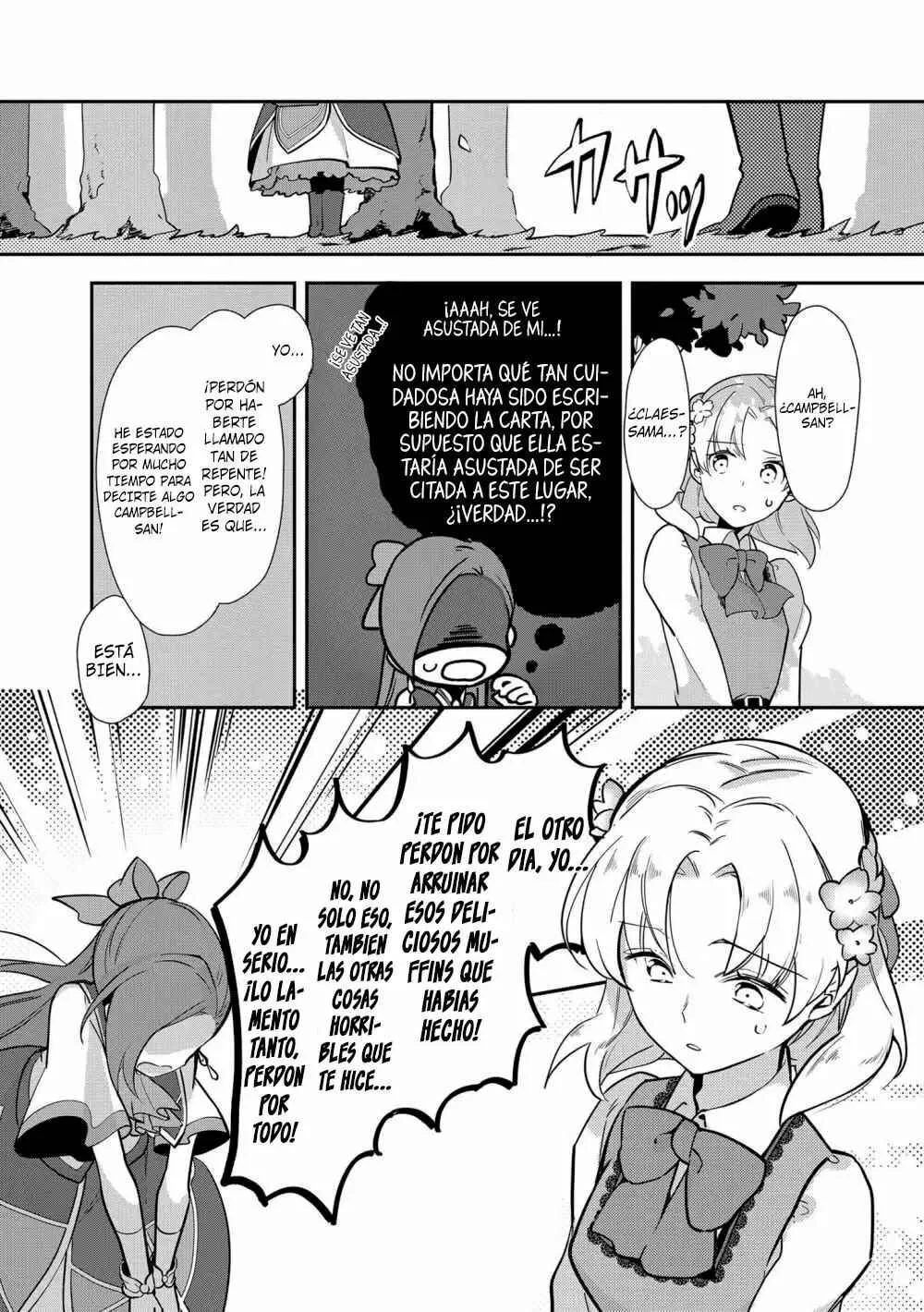 Otome Game no Hametsu Flag shika nai Akuyaku Reijou ni Tensei shite shimatta... Zettai Zetsumei! Hametsu Sunzen Hen Capítulo 6: Una disculpa sincera - Page 16