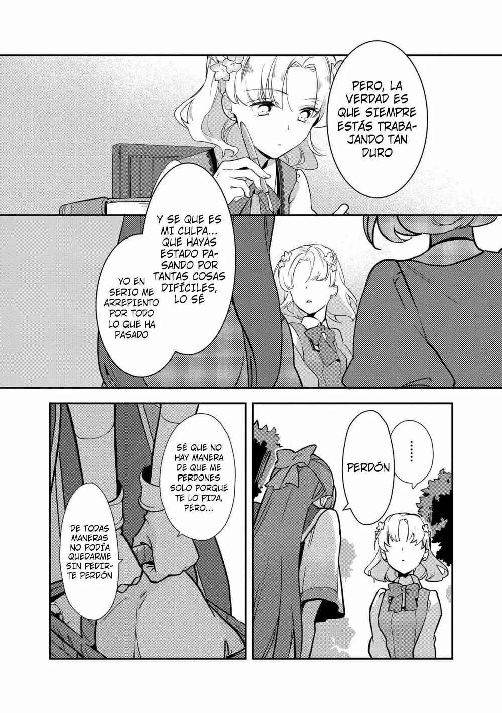 Otome Game no Hametsu Flag shika nai Akuyaku Reijou ni Tensei shite shimatta... Zettai Zetsumei! Hametsu Sunzen Hen Capítulo 6: Una disculpa sincera - Page 18