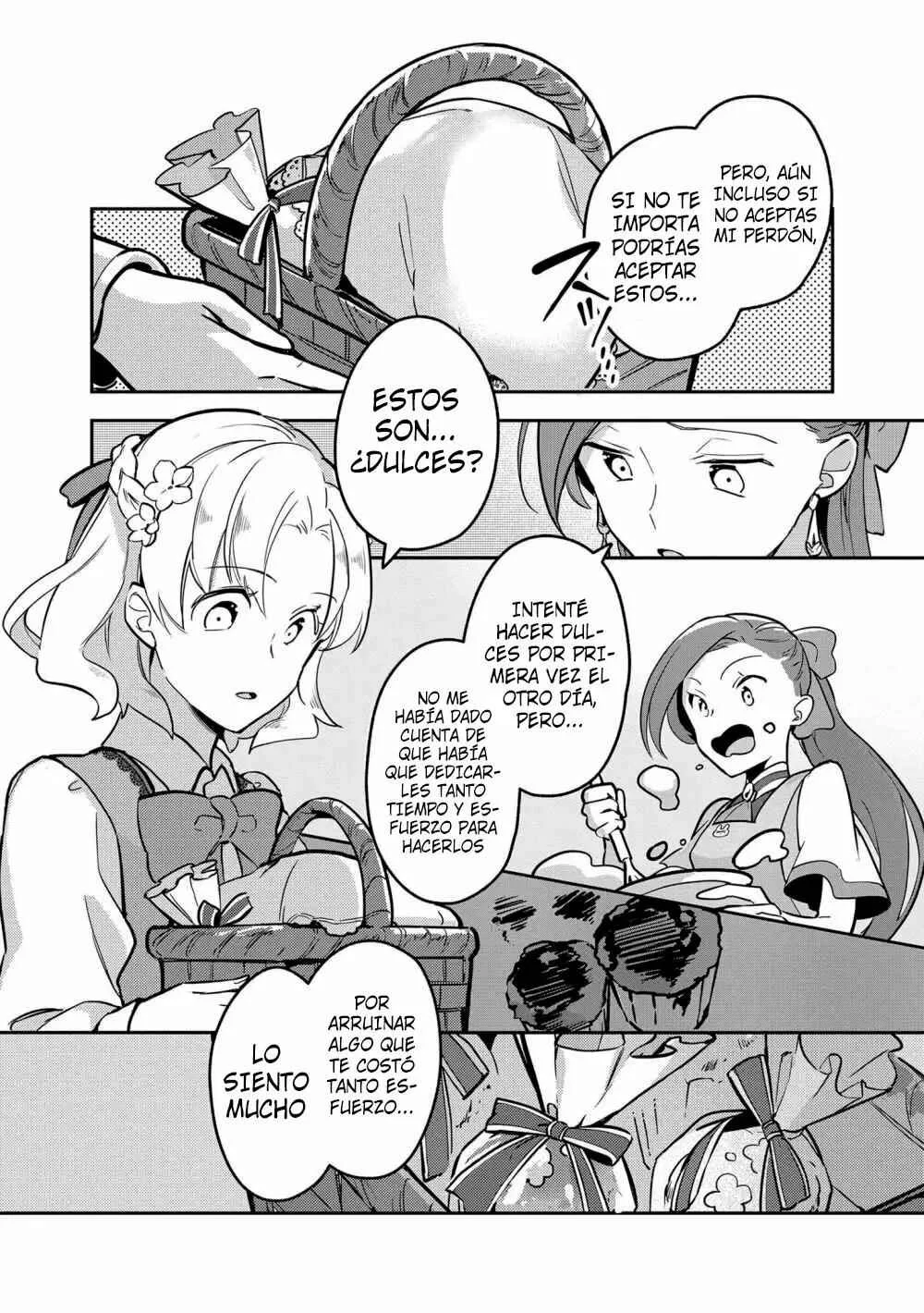 Otome Game no Hametsu Flag shika nai Akuyaku Reijou ni Tensei shite shimatta... Zettai Zetsumei! Hametsu Sunzen Hen Capítulo 6: Una disculpa sincera - Page 19