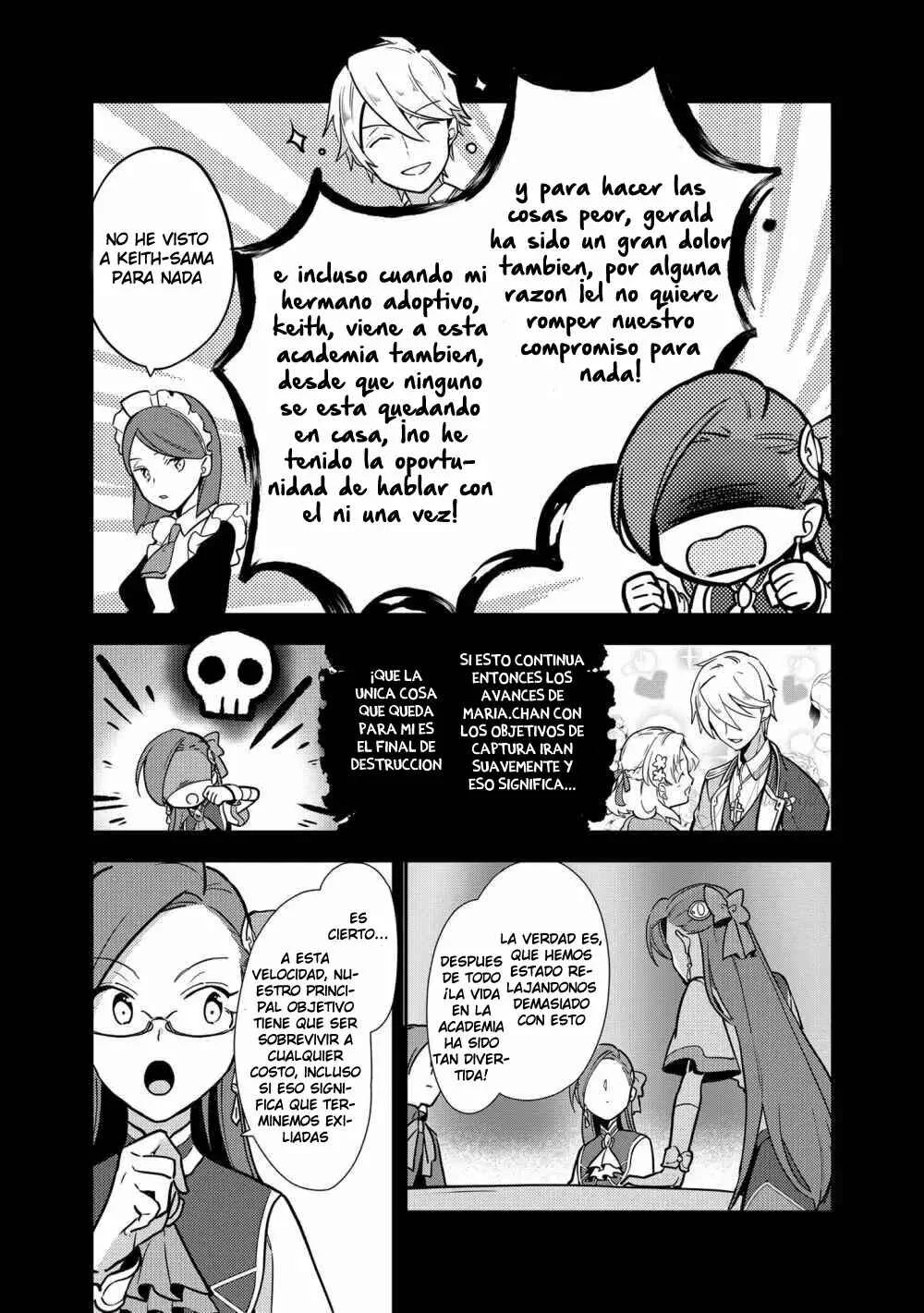 Otome Game no Hametsu Flag shika nai Akuyaku Reijou ni Tensei shite shimatta... Zettai Zetsumei! Hametsu Sunzen Hen Capítulo 7 - Page 5