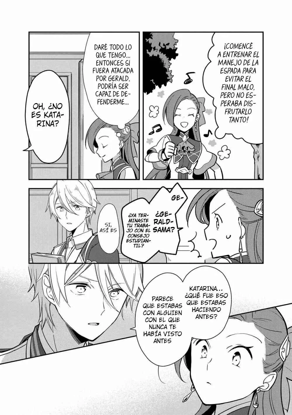 Otome Game no Hametsu Flag shika nai Akuyaku Reijou ni Tensei shite shimatta... Zettai Zetsumei! Hametsu Sunzen Hen Capítulo 8: Un corazón cerrado - Page 4
