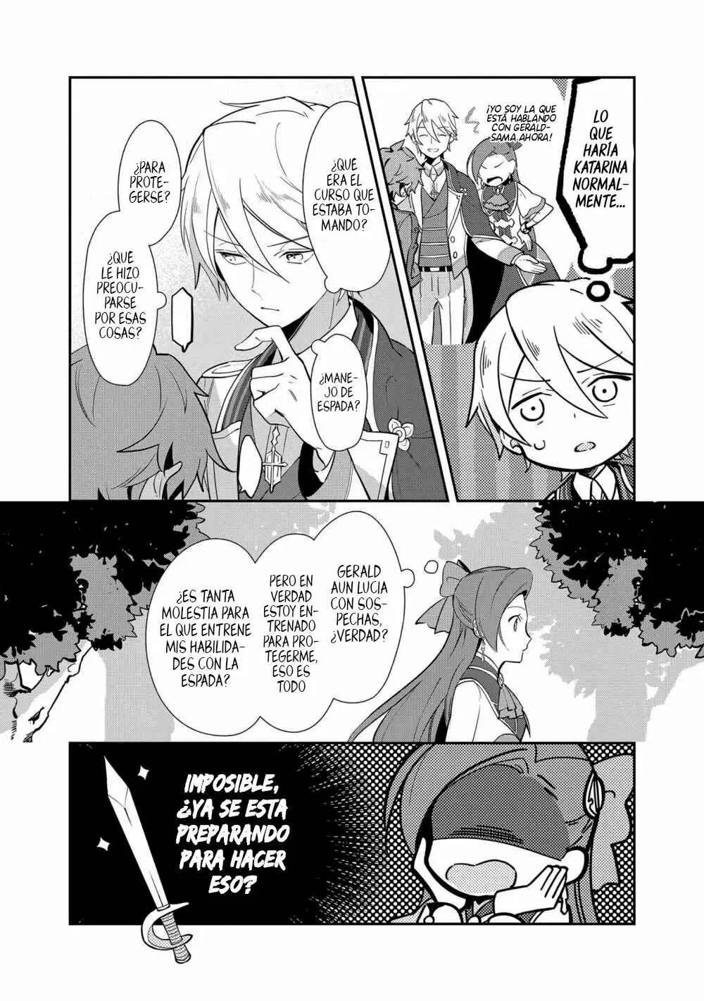 Otome Game no Hametsu Flag shika nai Akuyaku Reijou ni Tensei shite shimatta... Zettai Zetsumei! Hametsu Sunzen Hen Capítulo 8: Un corazón cerrado - Page 7