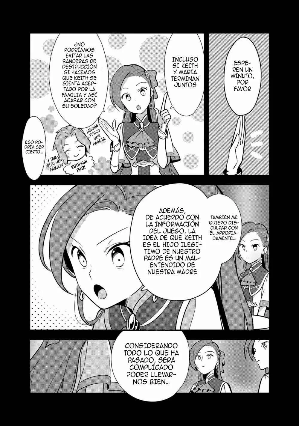 Otome Game no Hametsu Flag shika nai Akuyaku Reijou ni Tensei shite shimatta... Zettai Zetsumei! Hametsu Sunzen Hen Capítulo 8: Un corazón cerrado - Page 15