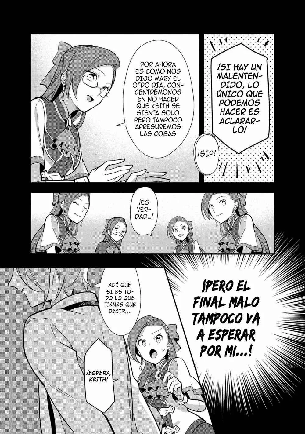 Otome Game no Hametsu Flag shika nai Akuyaku Reijou ni Tensei shite shimatta... Zettai Zetsumei! Hametsu Sunzen Hen Capítulo 8: Un corazón cerrado - Page 16