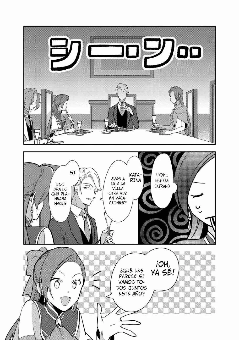 Otome Game no Hametsu Flag shika nai Akuyaku Reijou ni Tensei shite shimatta... Zettai Zetsumei! Hametsu Sunzen Hen Capítulo 8: Un corazón cerrado - Page 19