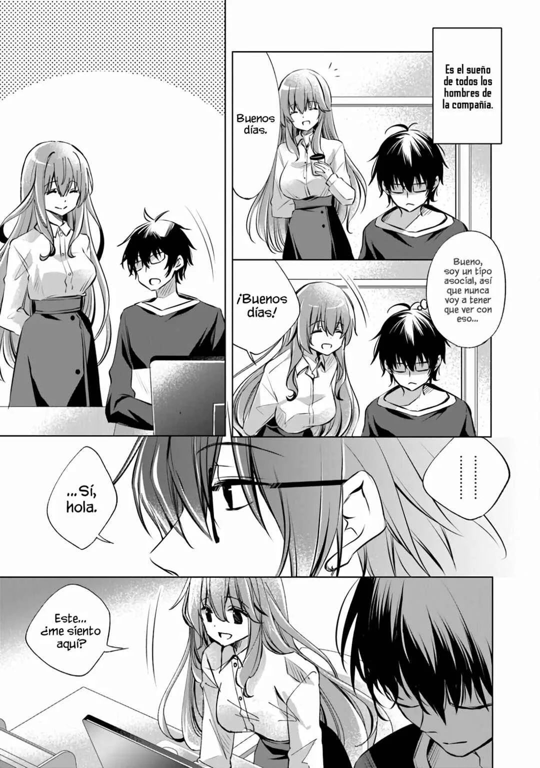 Ponkotsu Kawaii Mamiya-san: Shanai no Bijin Kouhou ga Tonari no Seki ni Isuwaru Ken Capítulo 1 - Page 9