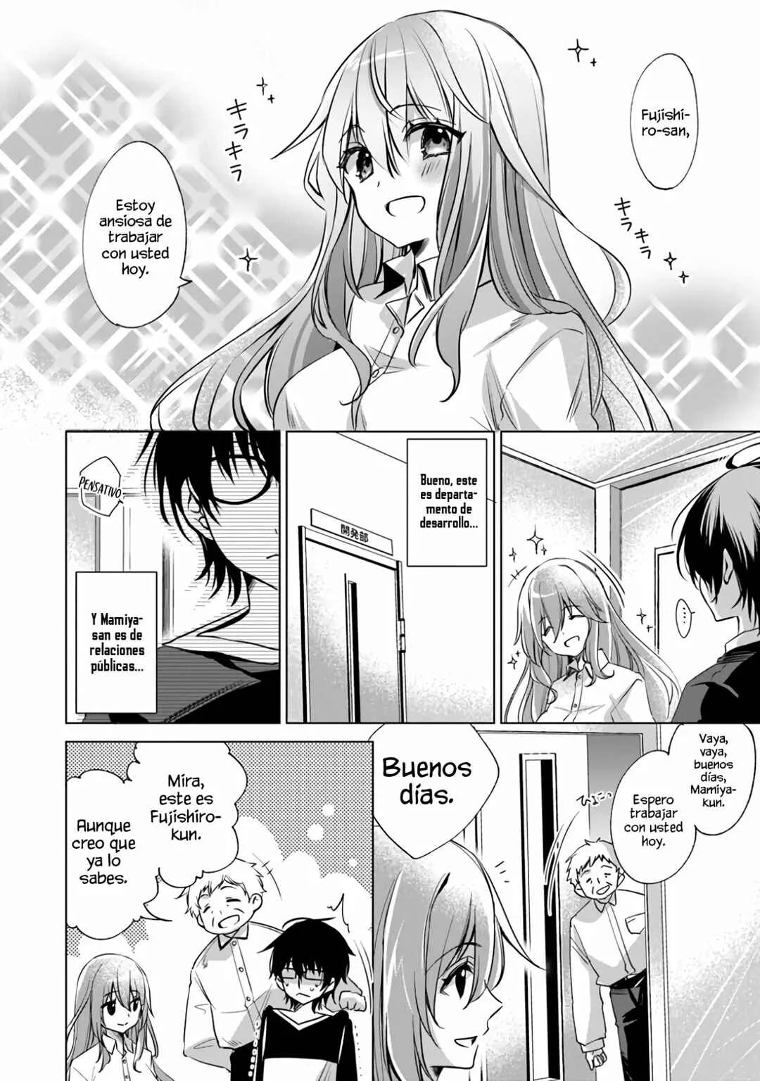 Ponkotsu Kawaii Mamiya-san: Shanai no Bijin Kouhou ga Tonari no Seki ni Isuwaru Ken Capítulo 1 - Page 10
