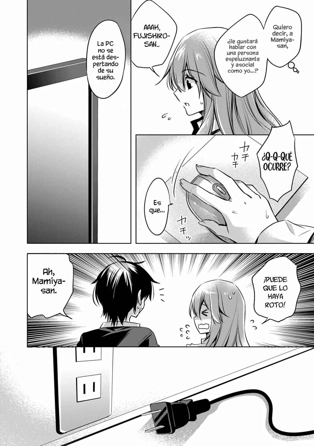 Ponkotsu Kawaii Mamiya-san: Shanai no Bijin Kouhou ga Tonari no Seki ni Isuwaru Ken Capítulo 1 - Page 14