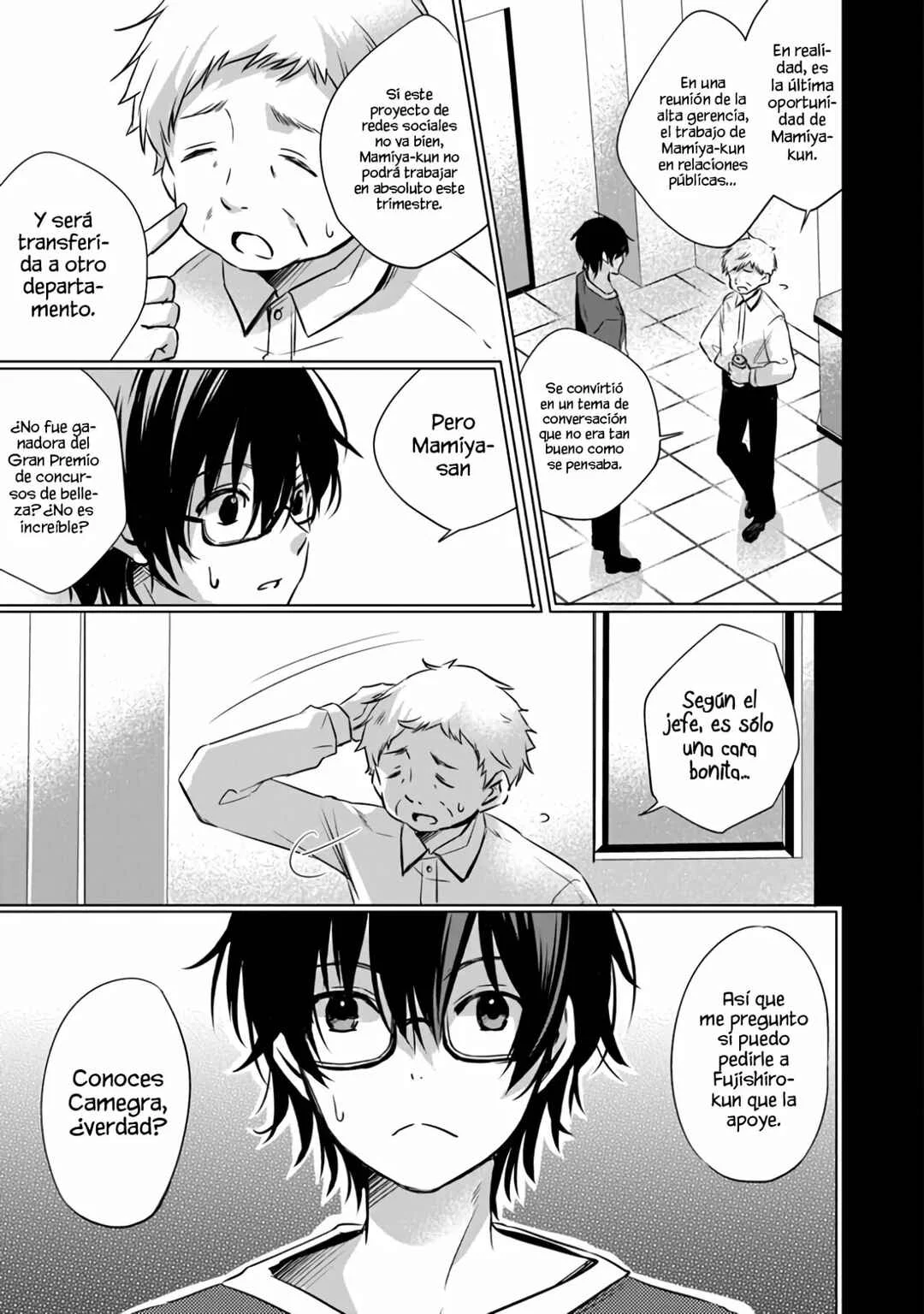 Ponkotsu Kawaii Mamiya-san: Shanai no Bijin Kouhou ga Tonari no Seki ni Isuwaru Ken Capítulo 1 - Page 19