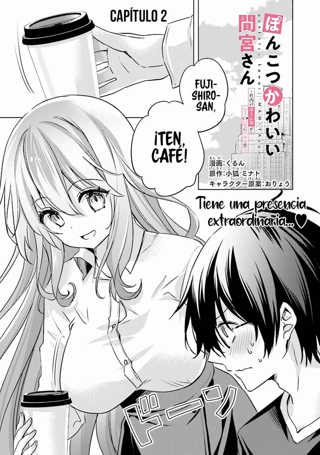 Ponkotsu Kawaii Mamiya-san: Shanai no Bijin Kouhou ga Tonari no Seki ni Isuwaru Ken Capítulo 2 - Page 3