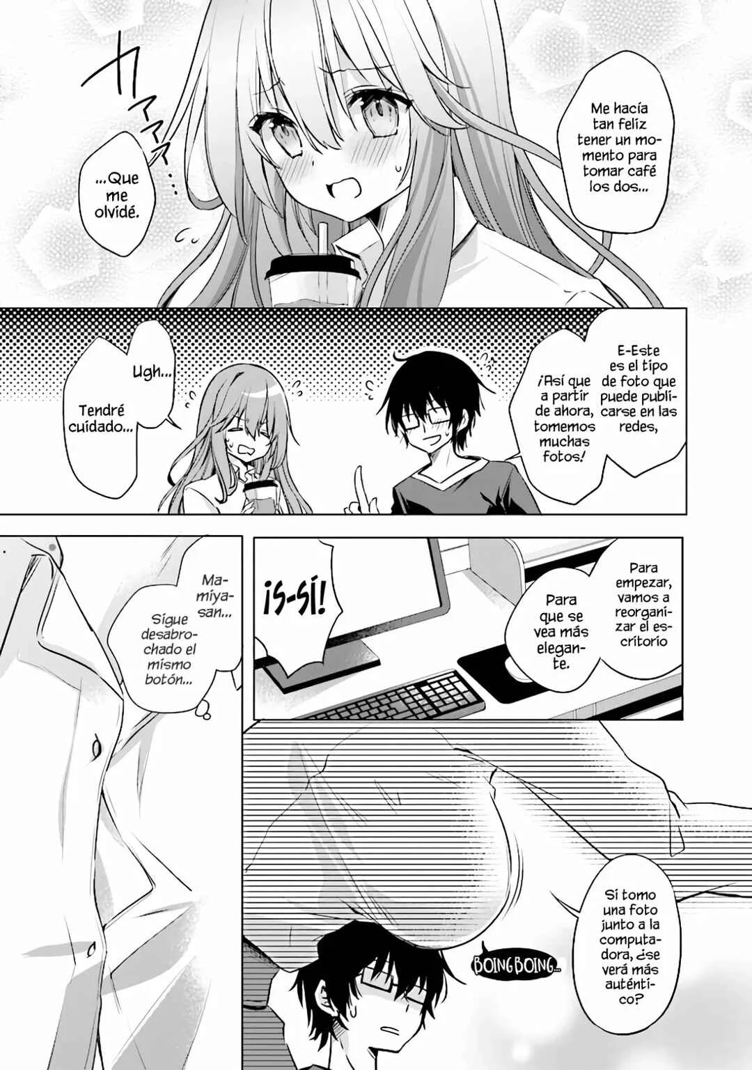 Ponkotsu Kawaii Mamiya-san: Shanai no Bijin Kouhou ga Tonari no Seki ni Isuwaru Ken Capítulo 2 - Page 5