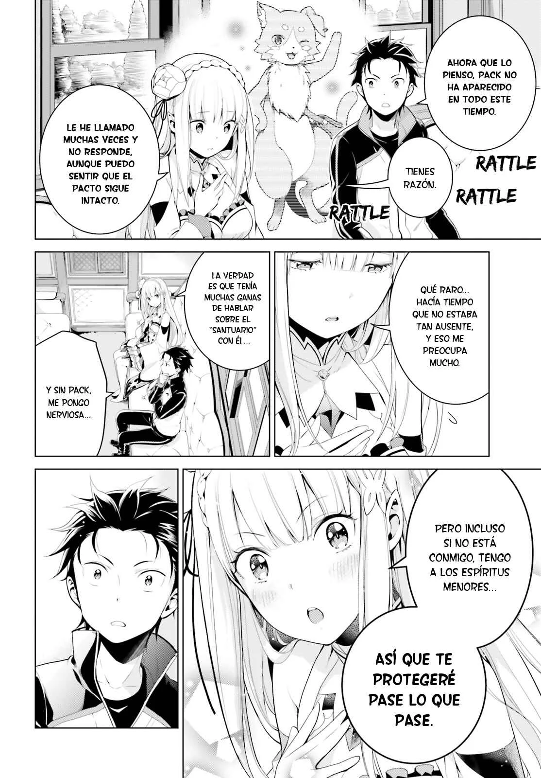 Re:Zero kara Hajimeru Isekai Seikatsu: Dai 4-shou—Seiiki to Gouyoku no Majo Capítulo 3: Sed de conocimiento encarnada - Page 3