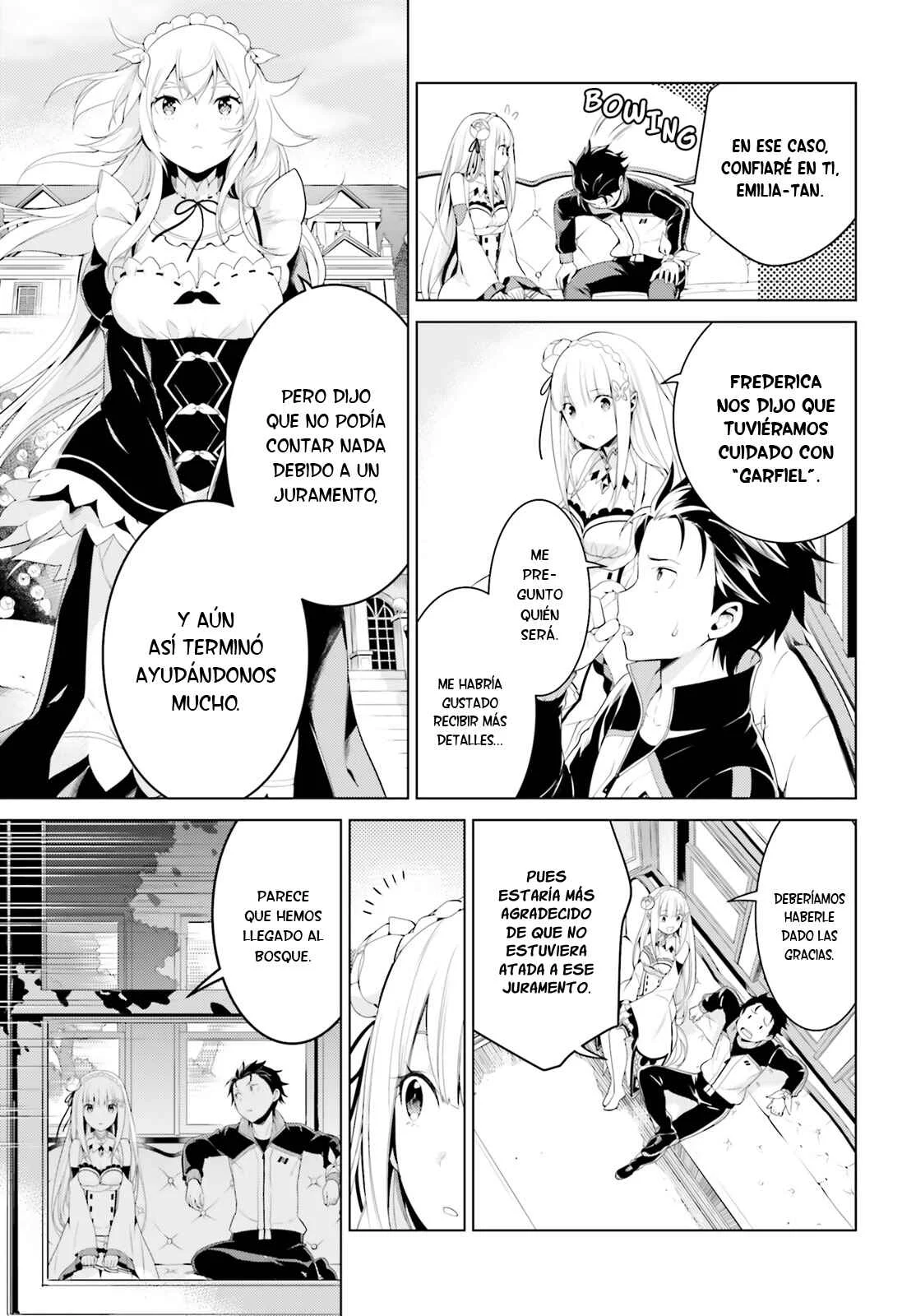 Re:Zero kara Hajimeru Isekai Seikatsu: Dai 4-shou—Seiiki to Gouyoku no Majo Capítulo 3: Sed de conocimiento encarnada - Page 4