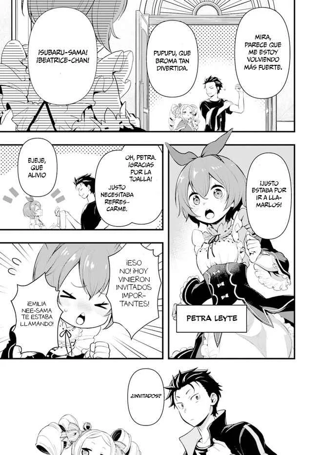 Re:Zero kara Hajimeru Isekai Seikatsu: Dai 5-shou—Mizu no Miyako to Eiyuu no Uta Capítulo 1.1: Hacía la Ciudad de las Compuertas, Priestella. - Page 5