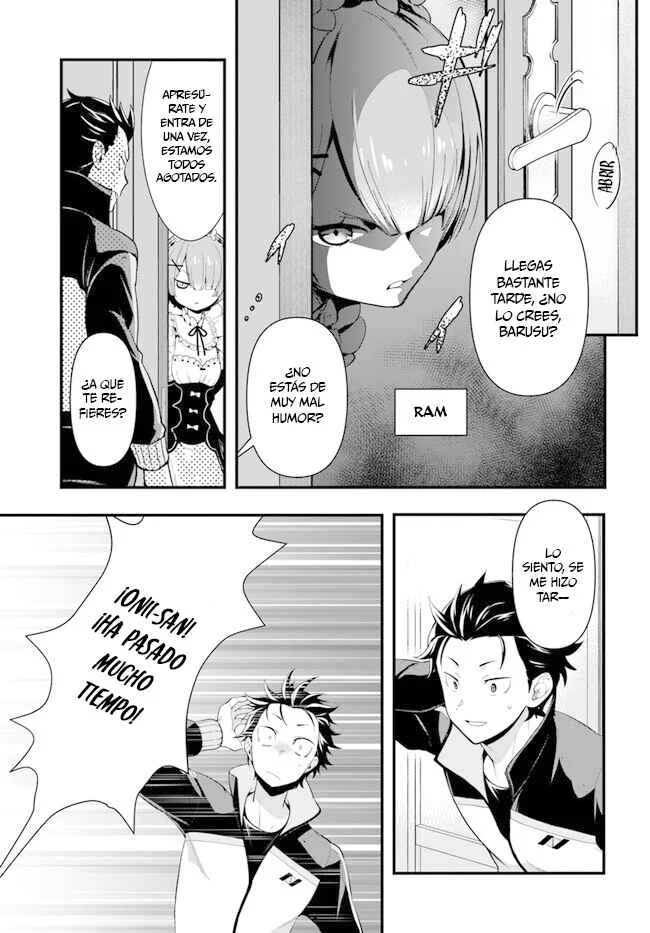 Re:Zero kara Hajimeru Isekai Seikatsu: Dai 5-shou—Mizu no Miyako to Eiyuu no Uta Capítulo 1.1: Hacía la Ciudad de las Compuertas, Priestella. - Page 7