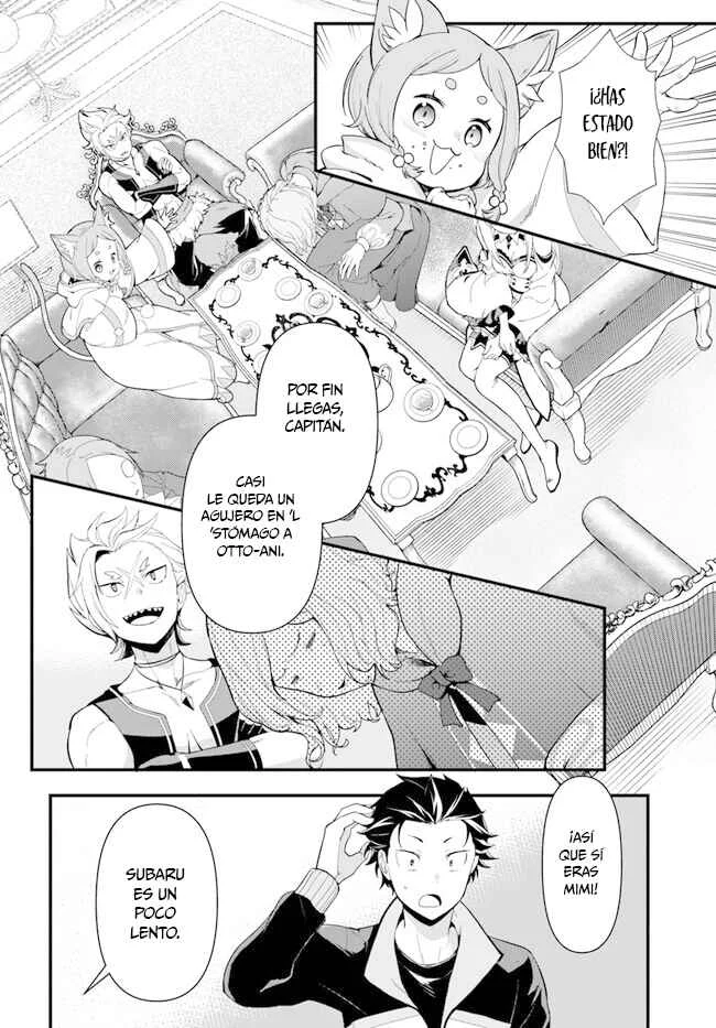 Re:Zero kara Hajimeru Isekai Seikatsu: Dai 5-shou—Mizu no Miyako to Eiyuu no Uta Capítulo 1.1: Hacía la Ciudad de las Compuertas, Priestella. - Page 8