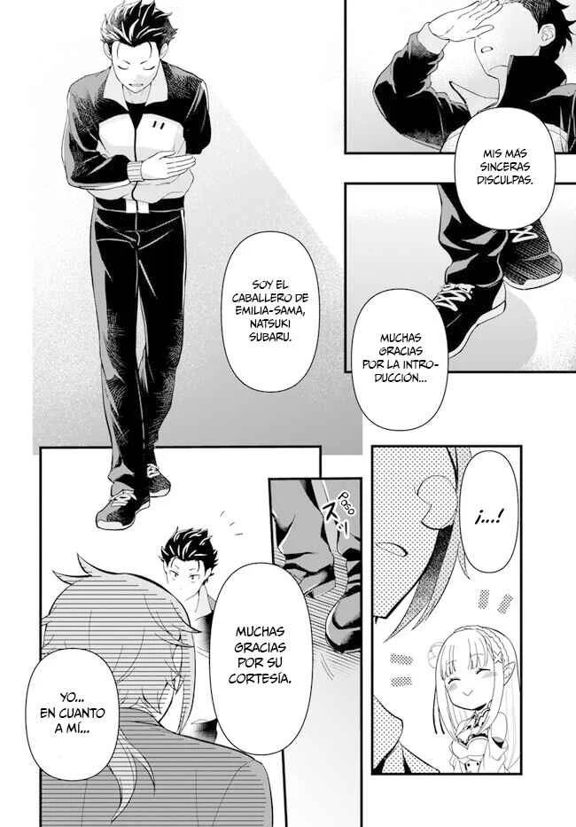 Re:Zero kara Hajimeru Isekai Seikatsu: Dai 5-shou—Mizu no Miyako to Eiyuu no Uta Capítulo 1.1: Hacía la Ciudad de las Compuertas, Priestella. - Page 10