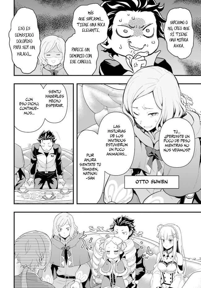 Re:Zero kara Hajimeru Isekai Seikatsu: Dai 5-shou—Mizu no Miyako to Eiyuu no Uta Capítulo 1.1: Hacía la Ciudad de las Compuertas, Priestella. - Page 12