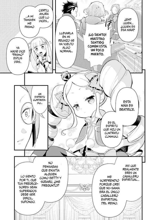 Re:Zero kara Hajimeru Isekai Seikatsu: Dai 5-shou—Mizu no Miyako to Eiyuu no Uta Capítulo 1.1: Hacía la Ciudad de las Compuertas, Priestella. - Page 13