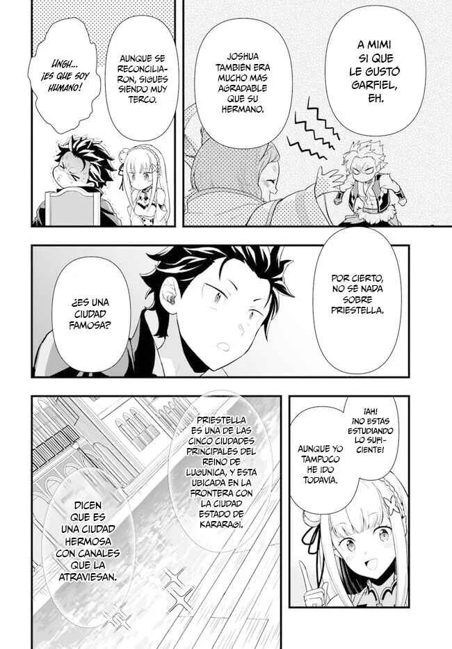 Re:Zero kara Hajimeru Isekai Seikatsu: Dai 5-shou—Mizu no Miyako to Eiyuu no Uta Capítulo 1.1: Hacía la Ciudad de las Compuertas, Priestella. - Page 20