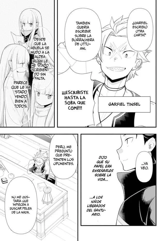 Re:Zero kara Hajimeru Isekai Seikatsu: Dai 5-shou—Mizu no Miyako to Eiyuu no Uta Capítulo 1.1: Hacía la Ciudad de las Compuertas, Priestella. - Page 27