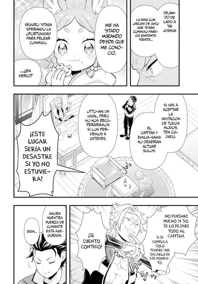 Re:Zero kara Hajimeru Isekai Seikatsu: Dai 5-shou—Mizu no Miyako to Eiyuu no Uta Capítulo 1.1: Hacía la Ciudad de las Compuertas, Priestella. - Page 28