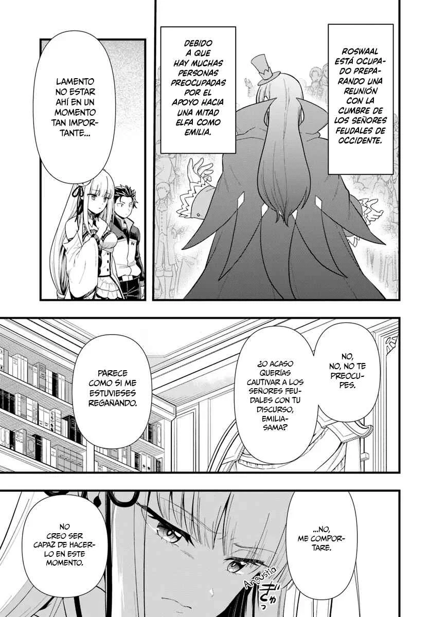Re:Zero kara Hajimeru Isekai Seikatsu: Dai 5-shou—Mizu no Miyako to Eiyuu no Uta Capítulo 1.2: Hacía la Ciudad de las Compuertas, Priestella - 2da Parte. - Page 3