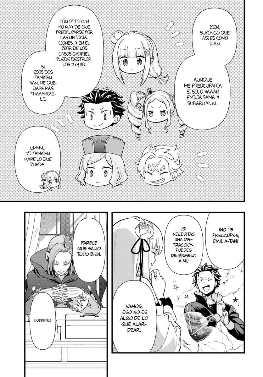 Re:Zero kara Hajimeru Isekai Seikatsu: Dai 5-shou—Mizu no Miyako to Eiyuu no Uta Capítulo 1.2: Hacía la Ciudad de las Compuertas, Priestella - 2da Parte. - Page 7