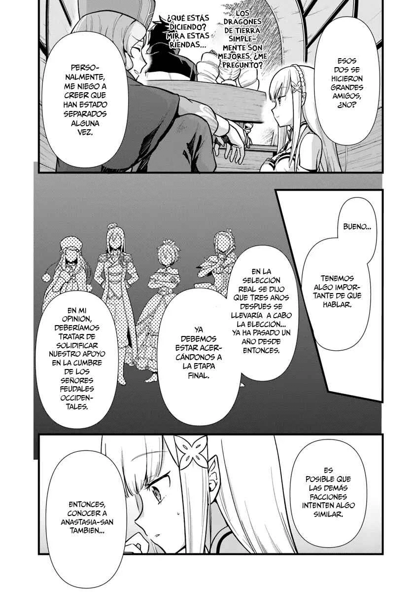Re:Zero kara Hajimeru Isekai Seikatsu: Dai 5-shou—Mizu no Miyako to Eiyuu no Uta Capítulo 1.3: Hacía la Ciudad de las Compuertas, Priestella - 3ra Parte - Page 3