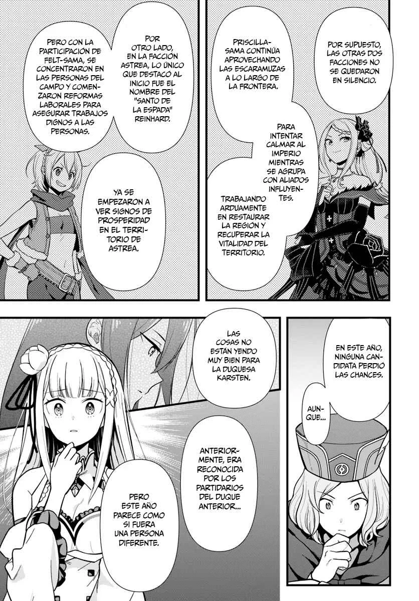 Re:Zero kara Hajimeru Isekai Seikatsu: Dai 5-shou—Mizu no Miyako to Eiyuu no Uta Capítulo 1.3: Hacía la Ciudad de las Compuertas, Priestella - 3ra Parte - Page 5