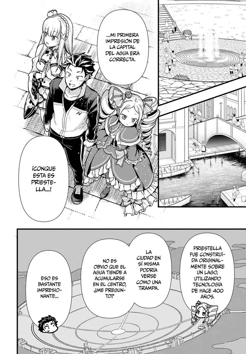 Re:Zero kara Hajimeru Isekai Seikatsu: Dai 5-shou—Mizu no Miyako to Eiyuu no Uta Capítulo 1.3: Hacía la Ciudad de las Compuertas, Priestella - 3ra Parte - Page 13