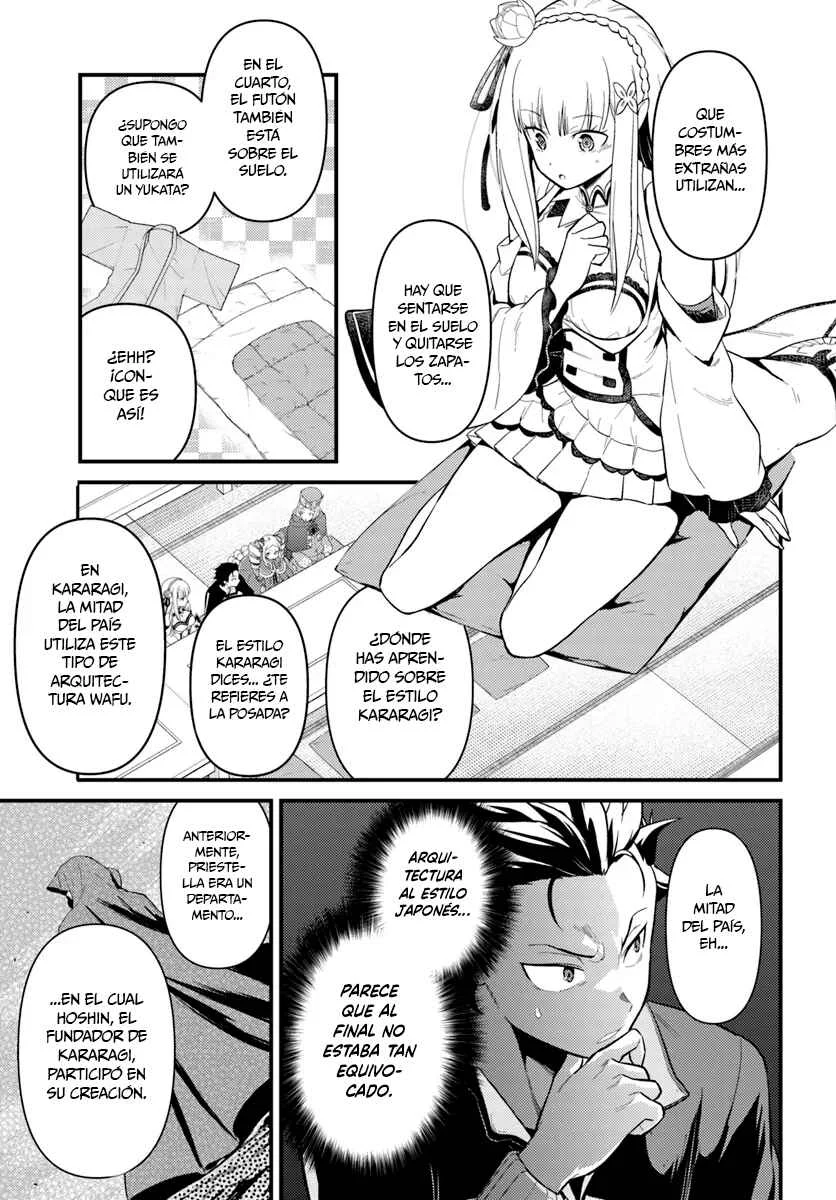 Re:Zero kara Hajimeru Isekai Seikatsu: Dai 5-shou—Mizu no Miyako to Eiyuu no Uta Capítulo 2.1: El Pabellón Fluvial del Plumaje. - Page 6