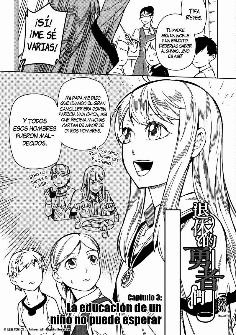 Retired Heroes Capítulo 3: La educación de un niño no puede esperar - Page 8