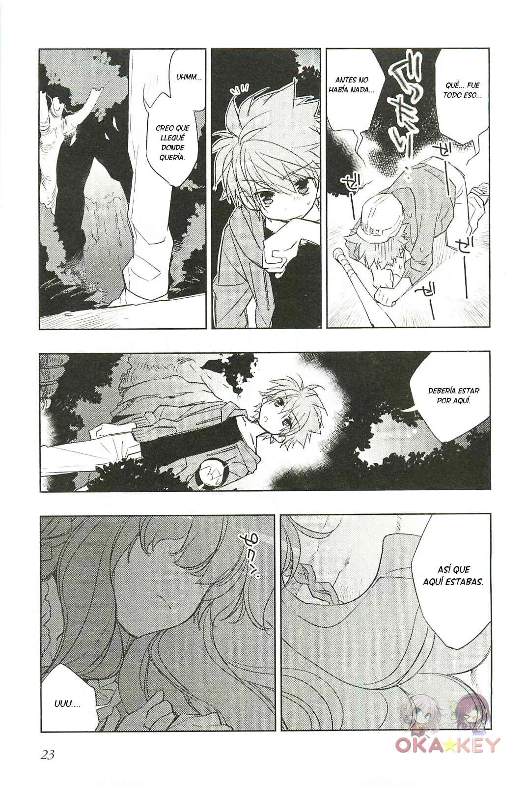 Rewrite: SIDE-B Capítulo 1: La chica acurrucada en el Gran Árbol - Page 13