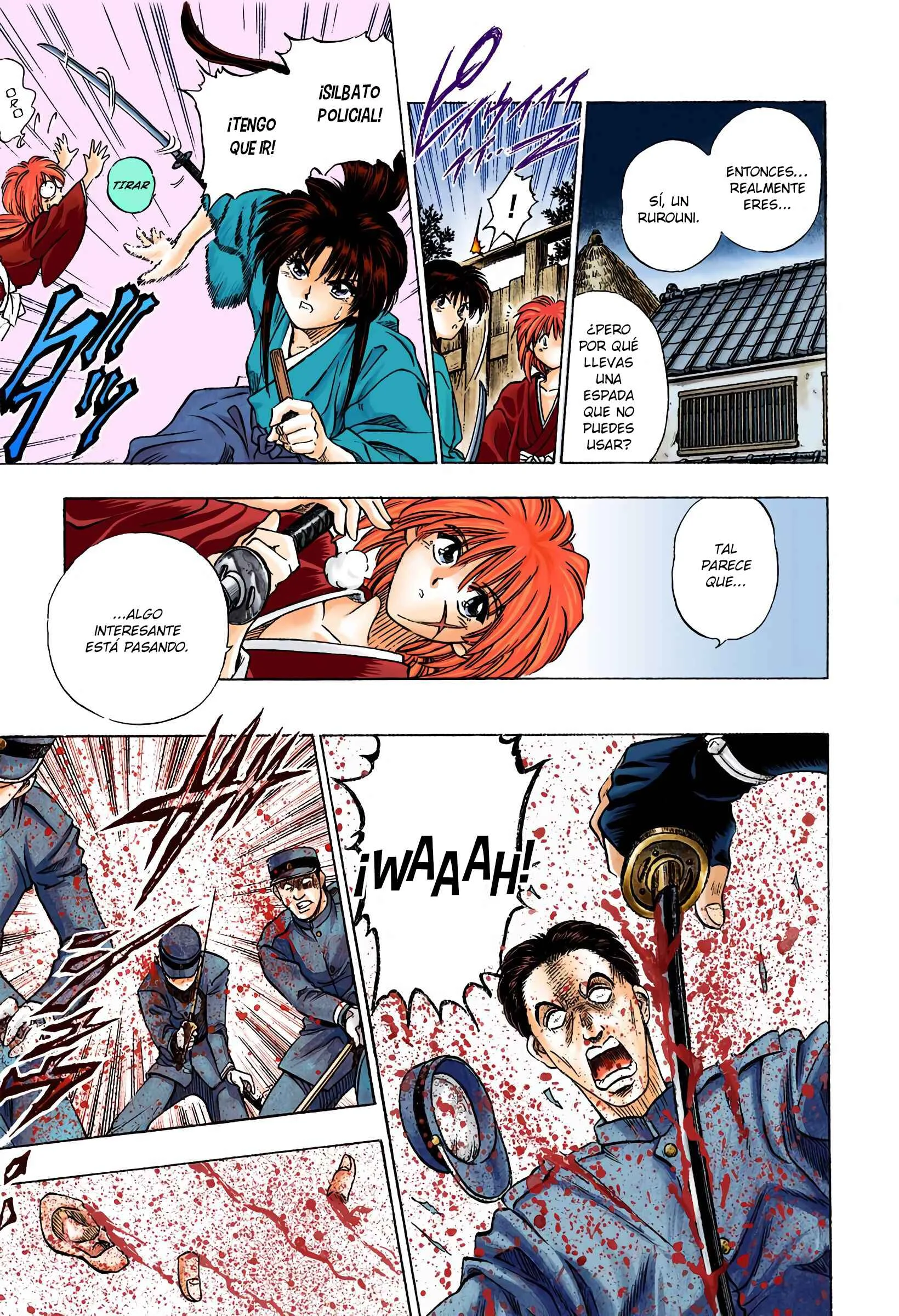 Rurouni Kenshin (Official Colored) Capítulo 1: Kenshin Himura Battousai - Page 11